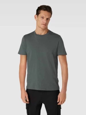 Zdjęcie produktu T-shirt w jednolitym kolorze model ‘JAAMEL STRUCTURE’ ARMEDANGELS