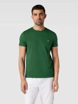 Zdjęcie produktu T-shirt w jednolitym kolorze model ‘Supima’ Lacoste