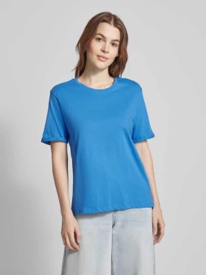 Zdjęcie produktu T-shirt w jednolitym kolorze model ‘Terina’ MSCH Copenhagen