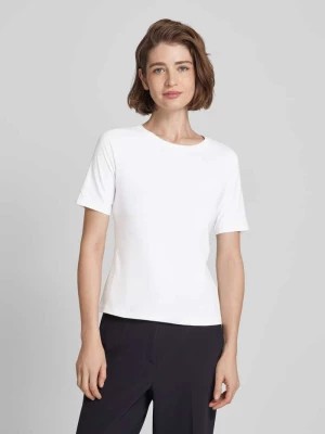 Zdjęcie produktu T-shirt w jednolitym kolorze MORE & MORE