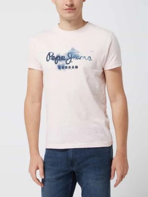 Zdjęcie produktu T-shirt z bawełny model ‘Golders’ Pepe Jeans