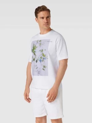 Zdjęcie produktu T-shirt z bawełny z nadrukiem z logo Marc O'Polo