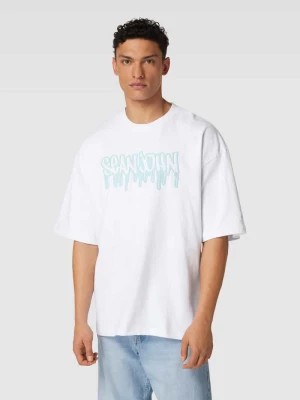 Zdjęcie produktu T-shirt z czystej bawełny z detalem z logo Sean John