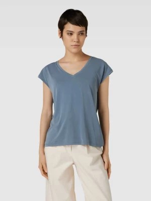 Zdjęcie produktu T-shirt z dekoltem w serek model ‘FILLI’ Vero Moda