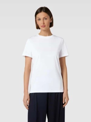 Zdjęcie produktu T-shirt z detalem z logo model ‘MYESSENTIAL’ Selected Femme
