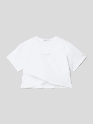 Zdjęcie produktu T-shirt z detalem z logo model ‘STACK’ Calvin Klein Jeans
