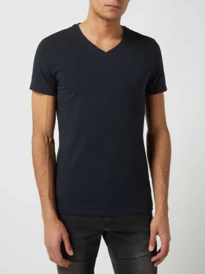Zdjęcie produktu T-shirt z dodatkiem streczu model ‘Lincoln’ casual friday