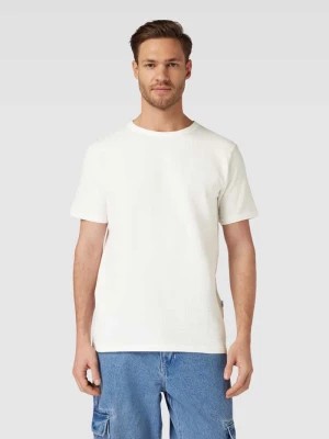 Zdjęcie produktu T-shirt z fakturowanym wzorem model ‘SANDER’ Selected Homme