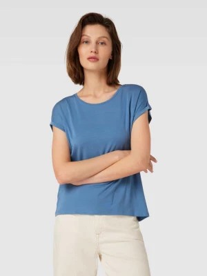 Zdjęcie produktu T-shirt z krótkimi rękawami model ‘AVA PLAIN’ Vero Moda