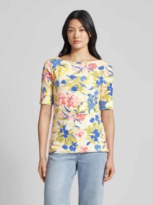 Zdjęcie produktu T-shirt z kwiatowym nadrukiem na całej powierzchni model ‘JUDY’ Lauren Ralph Lauren