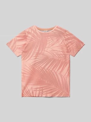 Zdjęcie produktu T-shirt z kwiatowym wzorem i okrągłym dekoltem s.Oliver RED LABEL
