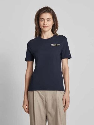 Zdjęcie produktu T-shirt z listwą guzikową Tommy Hilfiger