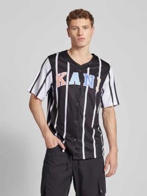 Zdjęcie produktu T-shirt z listwą z zatrzaskami na całej długości Karl Kani