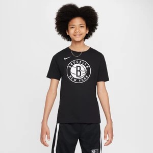 Zdjęcie produktu T-shirt z logo dla dużych dzieci (chłopców) Nike NBA Brooklyn Nets Essential - Czerń