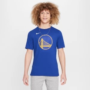 Zdjęcie produktu T-shirt z logo dla dużych dzieci (chłopców) Nike NBA Golden State Warriors Essential - Niebieski