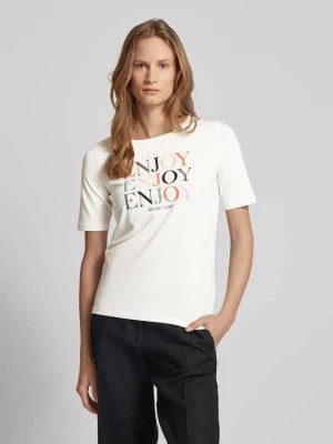 Zdjęcie produktu T-shirt z nadrukami z logo model ‘ENJOY’ s.Oliver RED LABEL