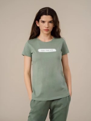 Zdjęcie produktu T-shirt z nadrukiem damski OUTHORN