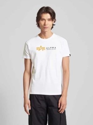 Zdjęcie produktu T-shirt z nadrukiem z logo alpha industries