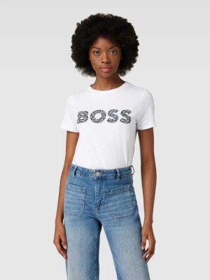 Zdjęcie produktu T-shirt z nadrukiem z logo Boss Orange