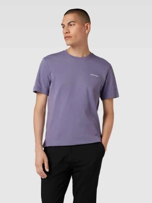 Zdjęcie produktu T-shirt z nadrukiem z logo CK Calvin Klein