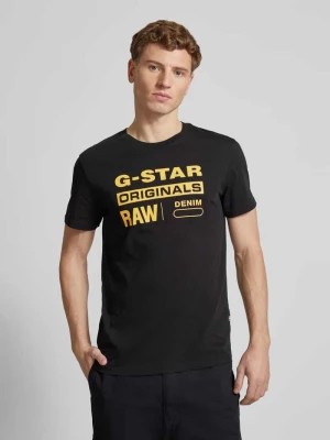 Zdjęcie produktu T-shirt z nadrukiem z logo G-Star Raw