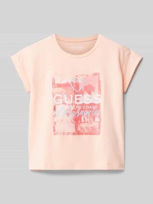 Zdjęcie produktu T-shirt z nadrukiem z logo Guess