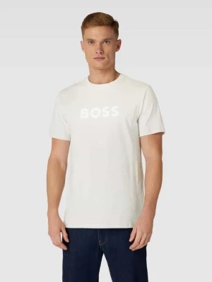 Zdjęcie produktu T-shirt z nadrukiem z logo i okrągłym dekoltem Boss