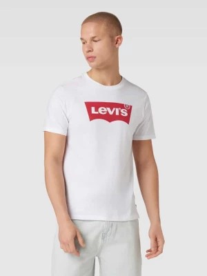 Zdjęcie produktu T-shirt z bawełny z nadrukiem z logo Levi's®