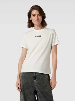 Zdjęcie produktu T-shirt z nadrukiem z logo model ‘Damacia’ HUGO