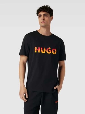 Zdjęcie produktu T-shirt z nadrukiem z logo model ‘Danda’ HUGO