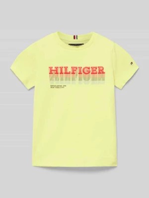 Zdjęcie produktu T-shirt z nadrukiem z logo model ‘FADE’ Tommy Hilfiger Kids