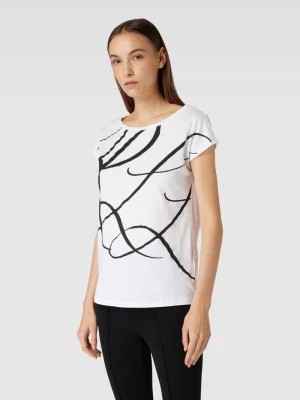 Zdjęcie produktu T-shirt z nadrukiem z logo model ‘GRIETA’ Lauren Ralph Lauren