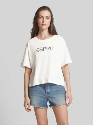 Zdjęcie produktu T-shirt z nadrukiem z logo model ‘MIA’ Esprit