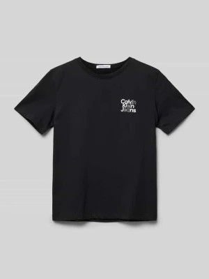 Zdjęcie produktu T-shirt z nadrukiem z logo model ‘MINI’ Calvin Klein Jeans