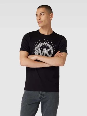 Zdjęcie produktu T-shirt z nadrukiem z logo model ‘SCATTERED’ Michael Kors