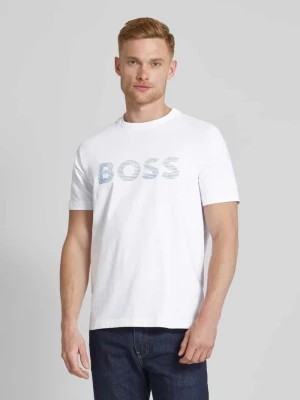 Zdjęcie produktu T-shirt z nadrukiem z logo model ‘Teebero’ BOSS Green