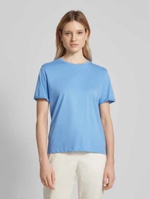 Zdjęcie produktu T-shirt z nadrukiem z logo model ‘Terina’ MSCH Copenhagen