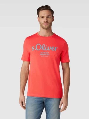 Zdjęcie produktu T-shirt z nadrukiem z logo s.Oliver RED LABEL