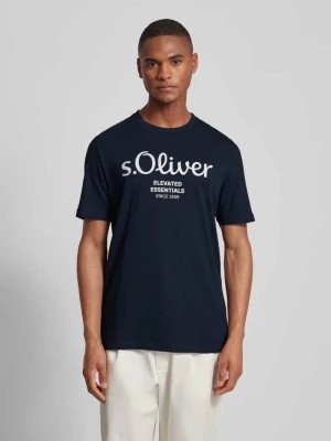 Zdjęcie produktu T-shirt z nadrukiem z logo s.Oliver RED LABEL