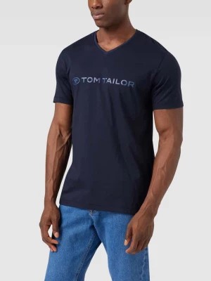Zdjęcie produktu T-shirt z nadrukiem z logo Tom Tailor