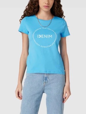 Zdjęcie produktu T-shirt z nadrukiem z logo Tom Tailor Denim