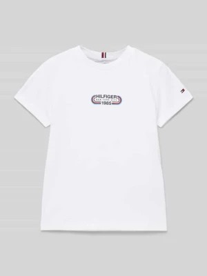 Zdjęcie produktu T-shirt z nadrukiem z logo Tommy Hilfiger Kids