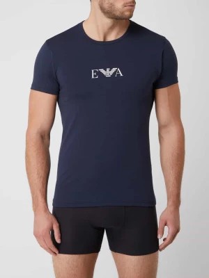 Zdjęcie produktu T-shirt z nadrukiem z logo w zestawie 2 szt. Emporio Armani