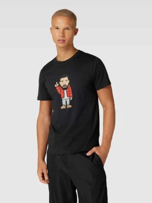 Zdjęcie produktu T-shirt z nadrukiem z motywem model ‘KANADA SKETCH’ mister tee