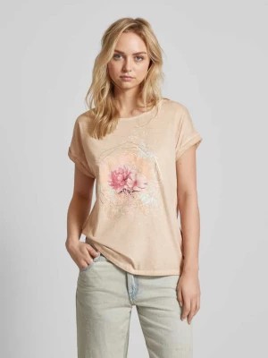 Zdjęcie produktu T-shirt z nadrukiem z motywem model ‘Mandala’ QS