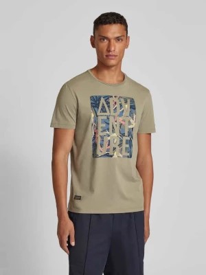 Zdjęcie produktu T-shirt z nadrukiem z napisem i motywem camel active