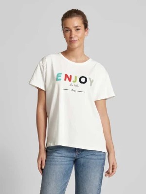 Zdjęcie produktu T-shirt z nadrukiem z napisem model ‘Edda’ Toni Dress