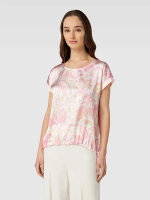 Zdjęcie produktu T-shirt z nadrukiem z przodu model ‘paisley’ Princess GOES HOLLYWOOD