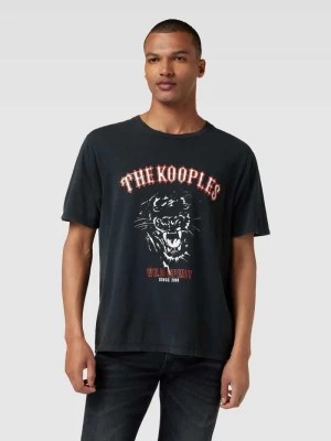 Zdjęcie produktu T-shirt z nadrukiem ze sloganem THE KOOPLES