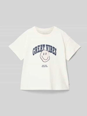 Zdjęcie produktu T-shirt z nadrukiem ze sloganem Tom Tailor